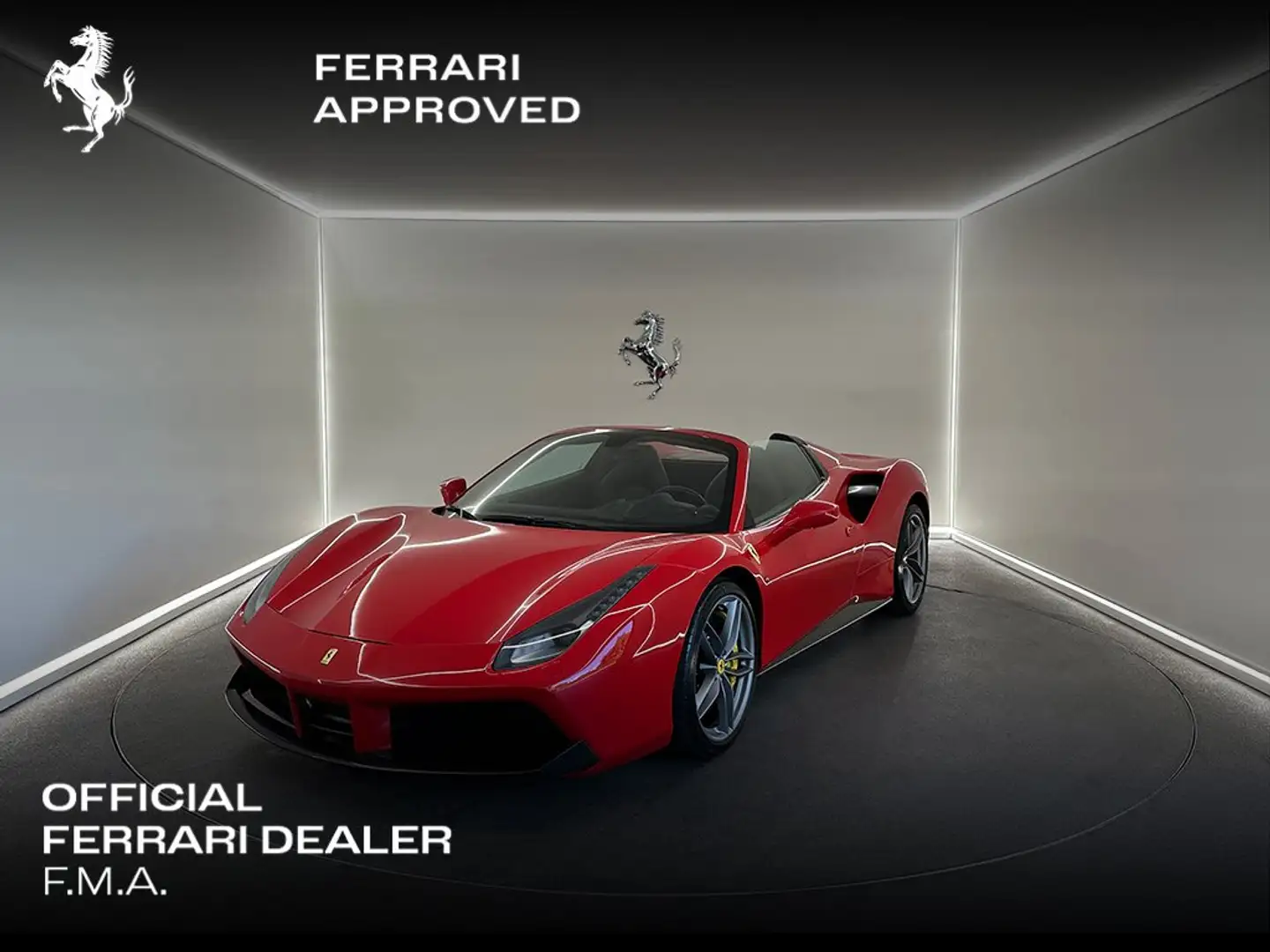 Ferrari 488 Spider / Rosso Corsa / 2Y Ferrari Approved Rouge - 1