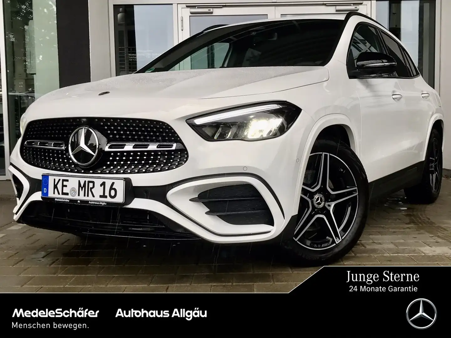 Mercedes-Benz GLA 200 GLA 200 AMG Night LED+AHK+360°+KEYLESS+AMBIENTE+ Weiß - 1