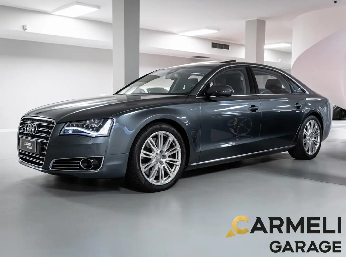 Audi A8 L 6.3 W12 quattro tiptronic -LUNGA-1 PROPRIETARIO Grau - 1