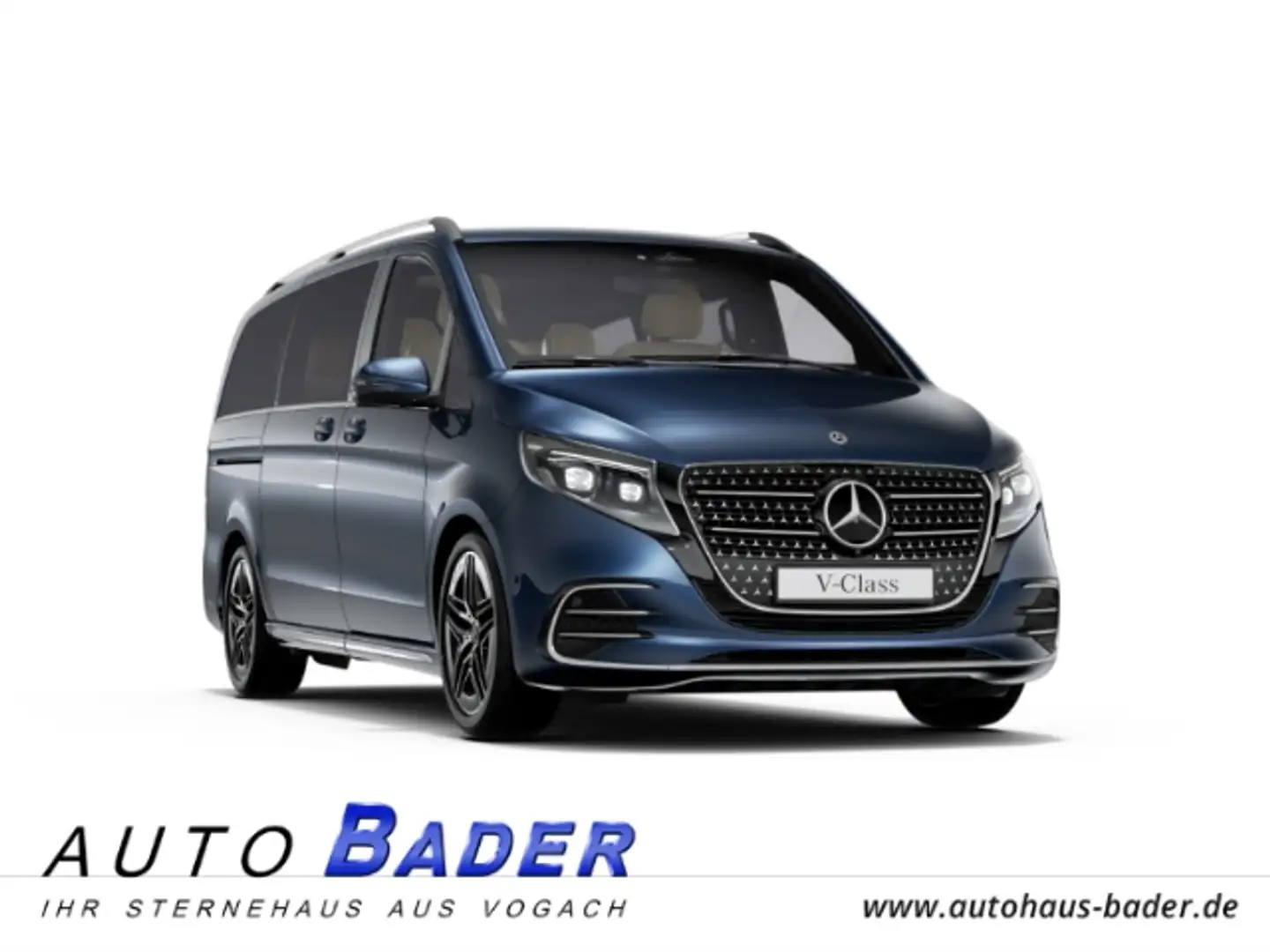 Mercedes-Benz V 250 d lang Avantgarde AMG Line Panorama AIRMATIC Blau - 1