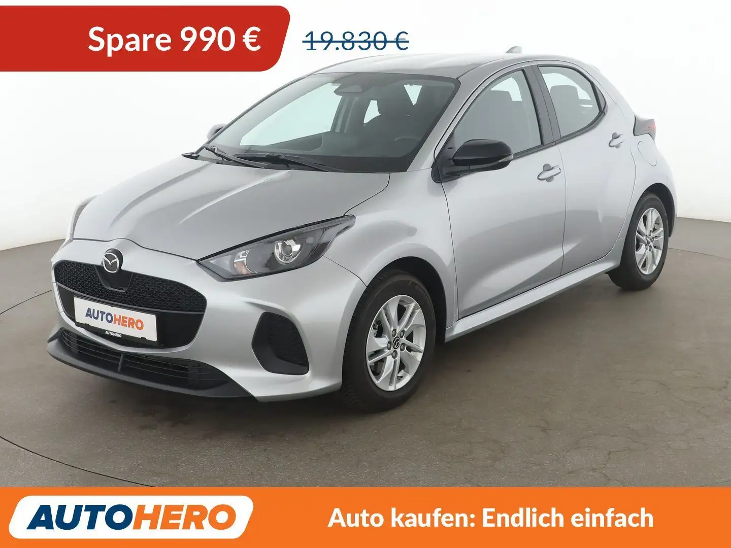 Mazda 2 1.5 Hybrid Prime-Line Aut*ACC*CAM*KLIMA*GARANTIE* Grau - 1