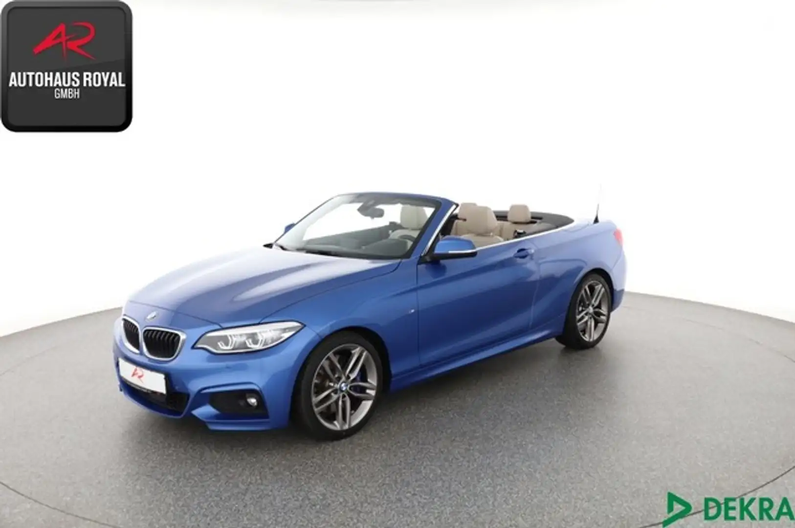 BMW 230 i Cabrio M SPORT HARMAN/K,NAVIPROF,KAMERA,SH Blauw - 1
