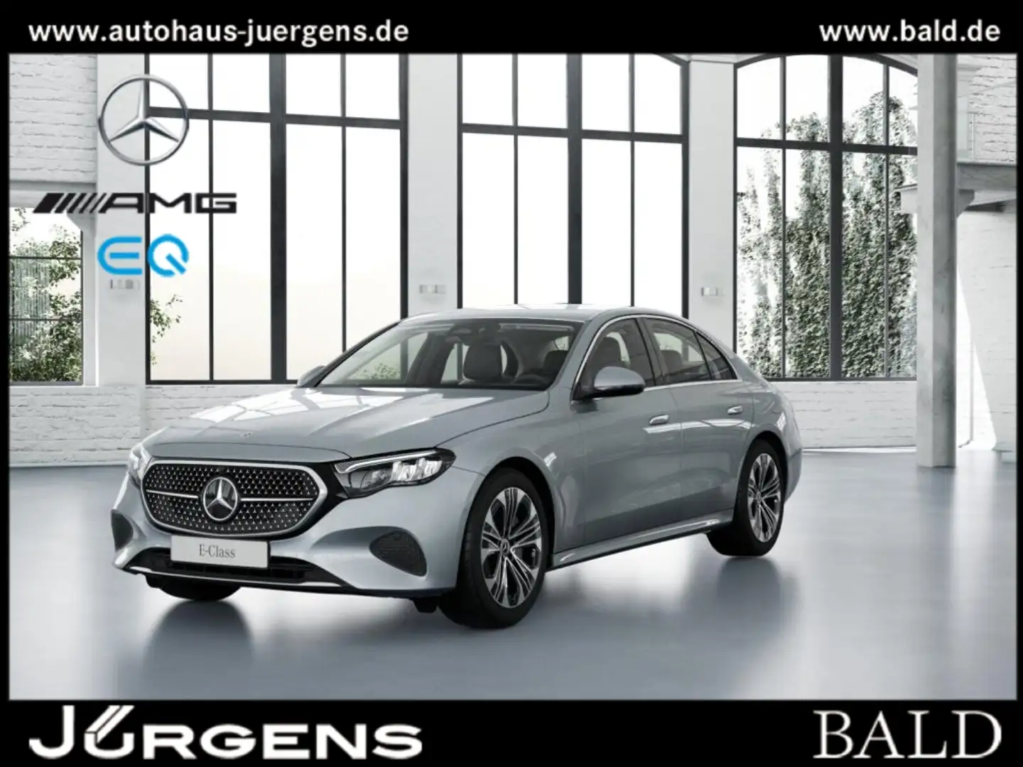 Mercedes-Benz E 300 e Avantgarde/Distr/LED/Cam/Keyl/Totw/19" Silber - 1