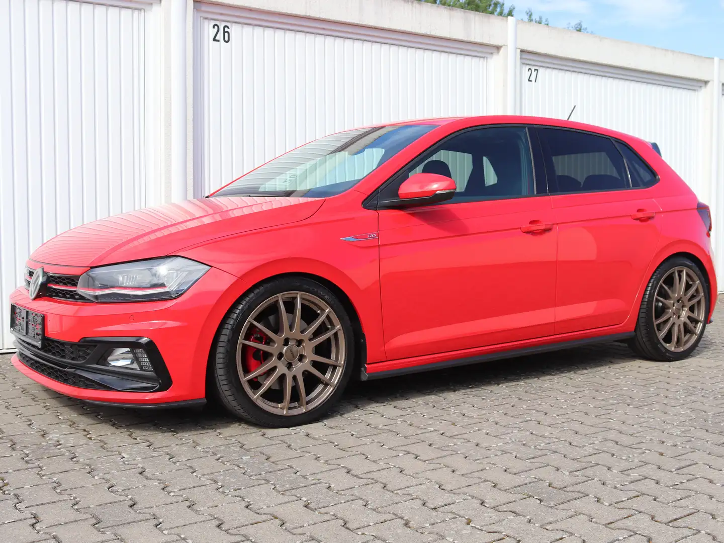 Volkswagen Polo GTI GTI, DSG, Neuzustand, Top! Rouge - 1