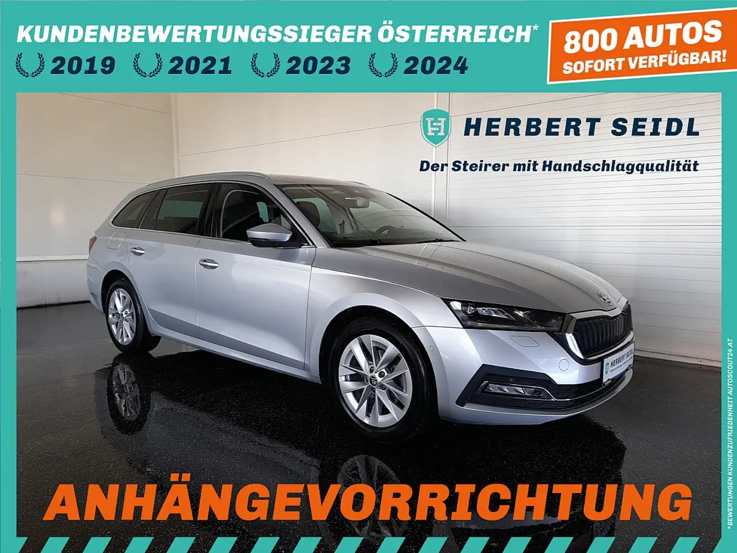 Skoda Octavia Combi STYLE 2,0 TDI DSG *LEDER MIT BELÜFTUNG / ... Silber - 1