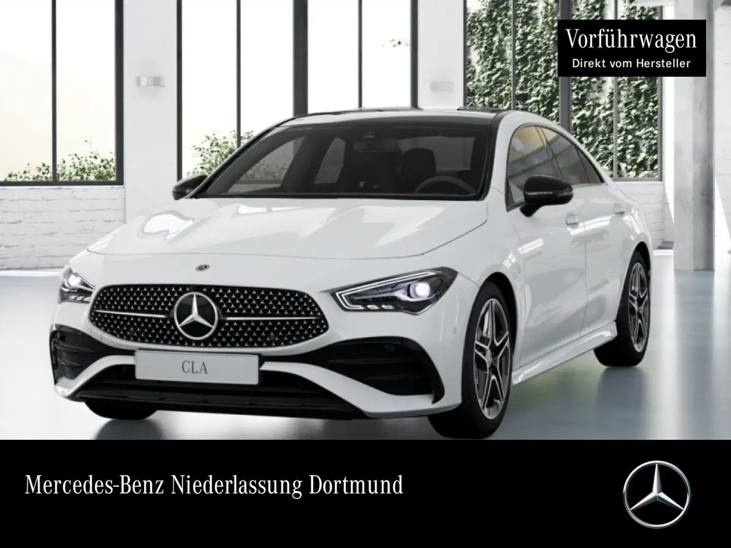 Mercedes-Benz CLA 180 AMG+NIGHT+PANO+AHK+LED+KAMERA+TOTW+KEYLESS Weiß - 1