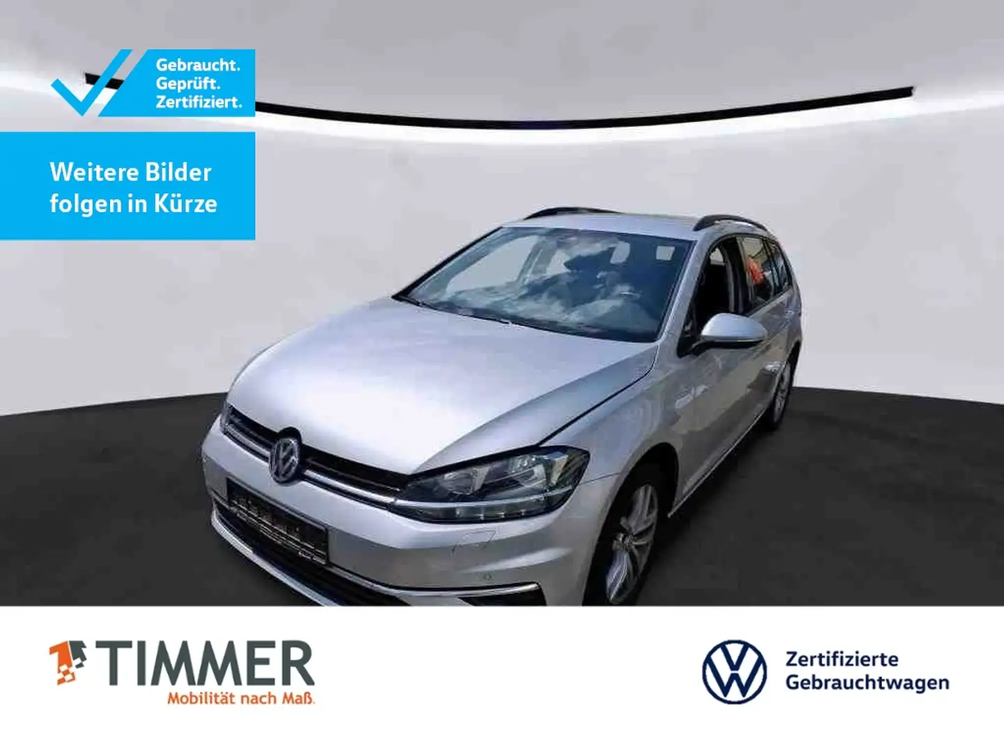 Volkswagen Golf Variant VII Variant 1.6 TDI COMFORT *ACC STHZG *NAVI *SHZ Zilver - 1
