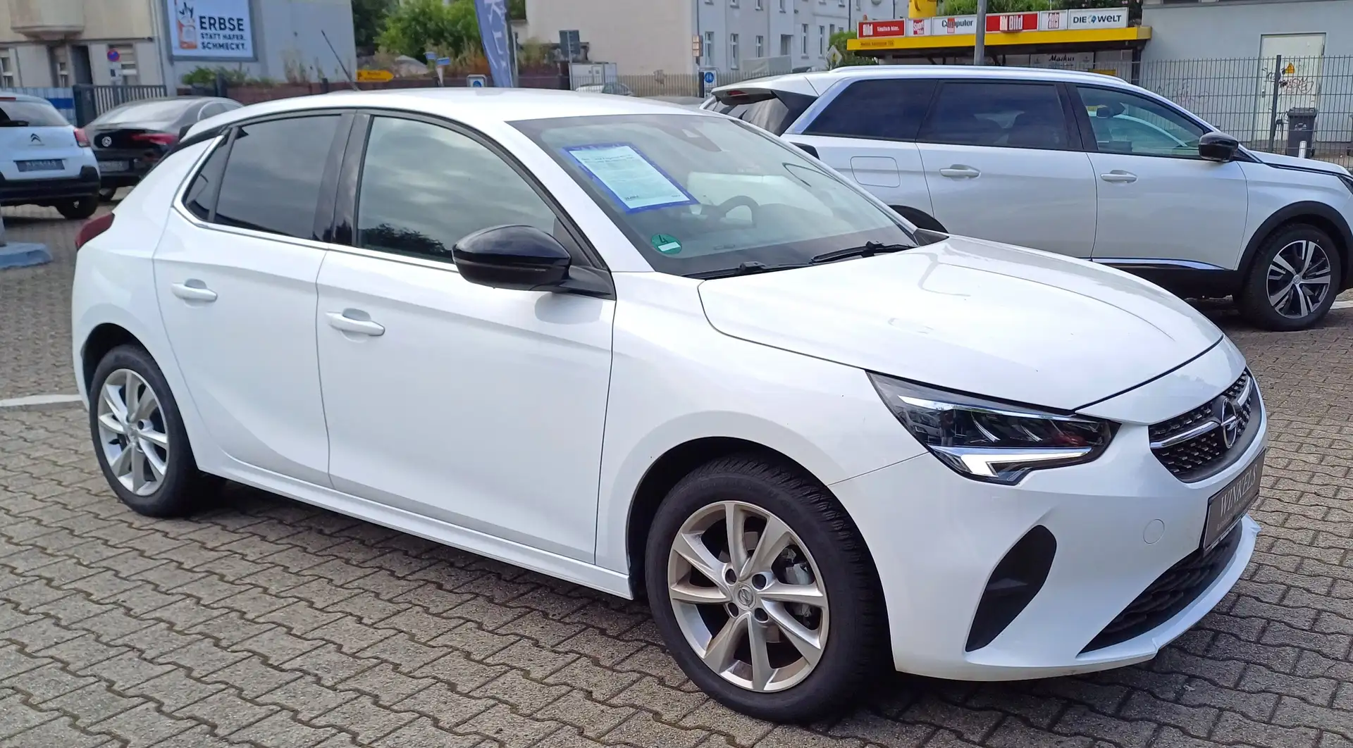 Opel Corsa Elegance-Klima-Navi-Leder-Alu-Sitzhzg-PDC-Apple Wit - 1