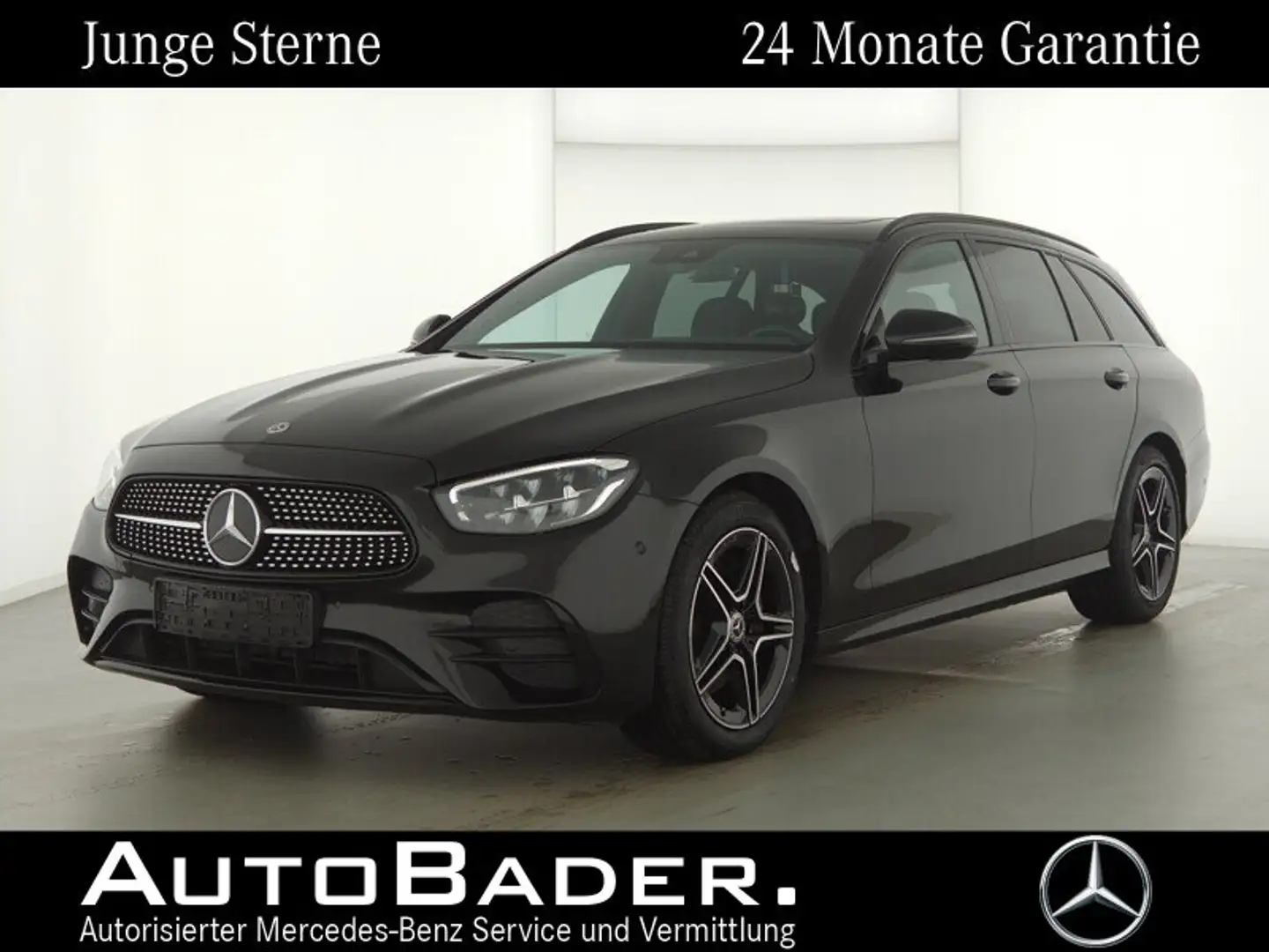 Mercedes-Benz E 300 E 300 d T 4M AMG SD AHK Night ParkSpgl RFK TotWi Schwarz - 1