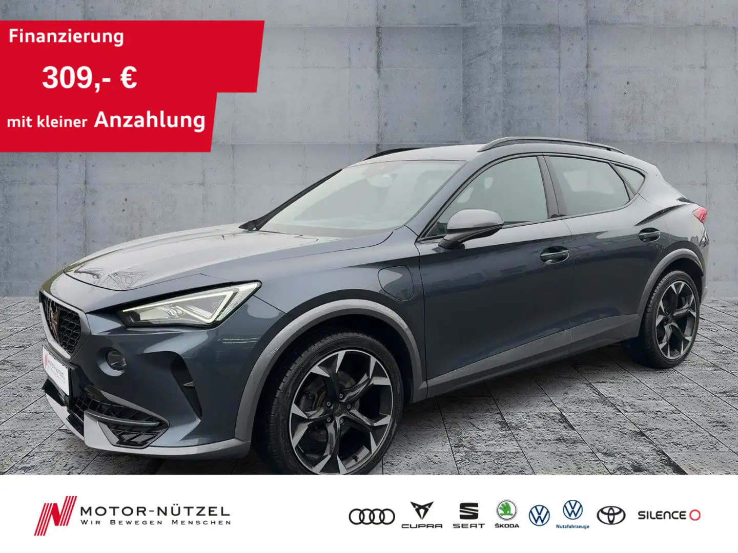 CUPRA Formentor 1.4 e-Hybrid DSG LED+APP+ACC+SHZ+19Z. Grau - 1