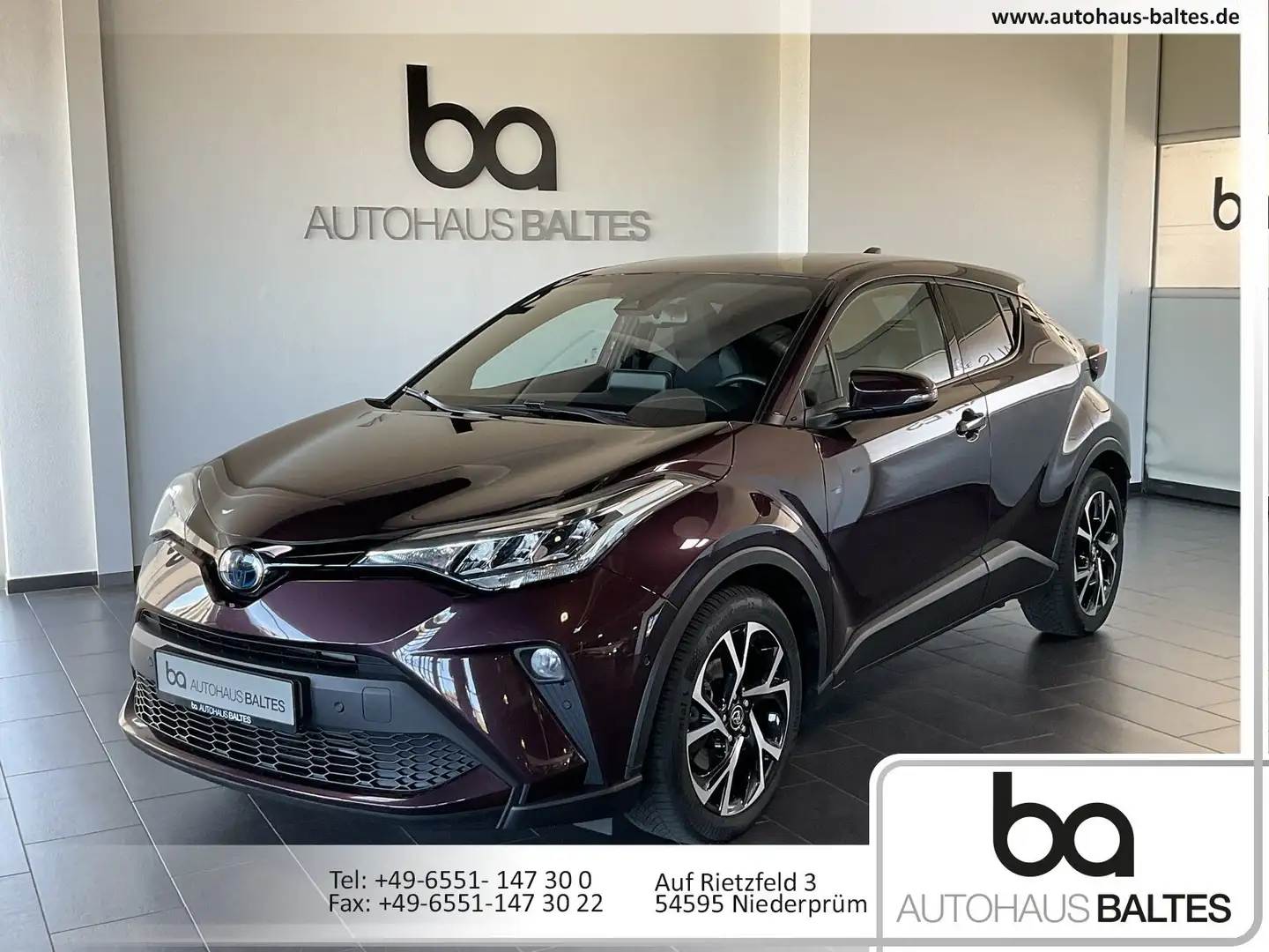 Toyota C-HR C-HR 2.0 Hybrid Team D LED/Apple/Kam/ACC/Sound Violett - 1