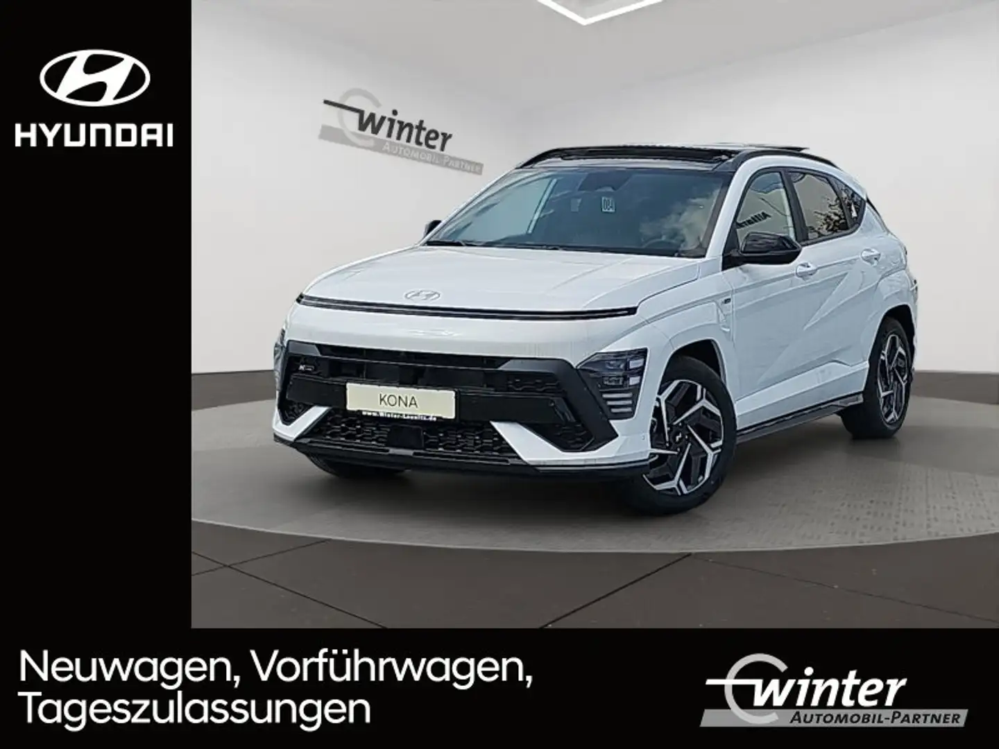 Hyundai KONA SX 2 1.6 T-GDI N-LINE PANO/LED/NAVI Weiß - 1