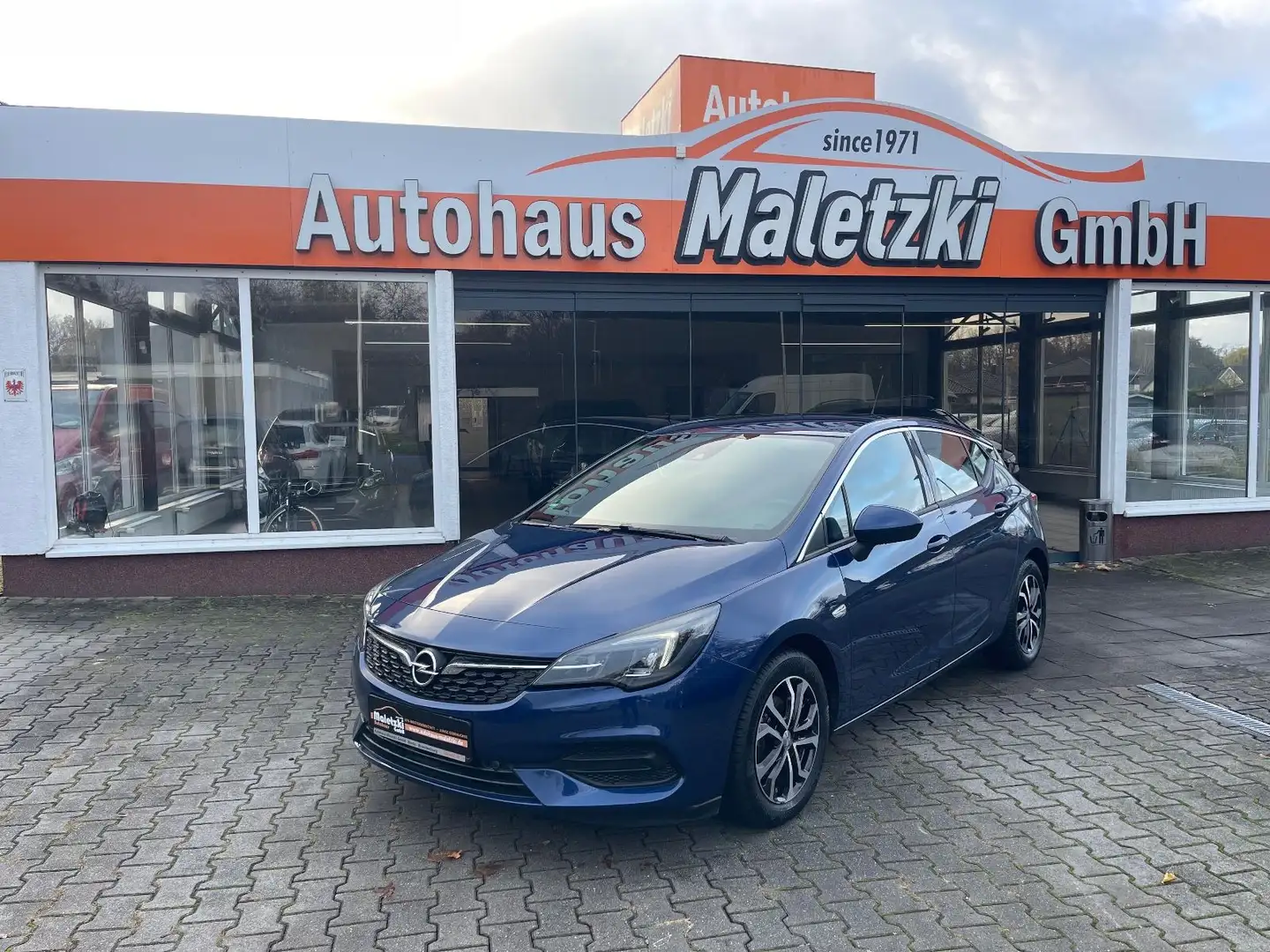 Opel Astra + 1.2 Elegance*Lenk.Hz*Kamera*AppleCarPlay* Blau - 1
