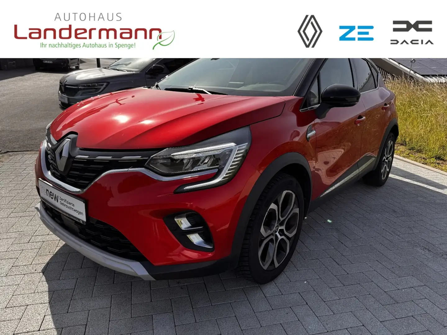 Renault Captur INTENS TCE 130 AHK+SITZH+PDC+RFK+NAVI 9,3" Rouge - 1