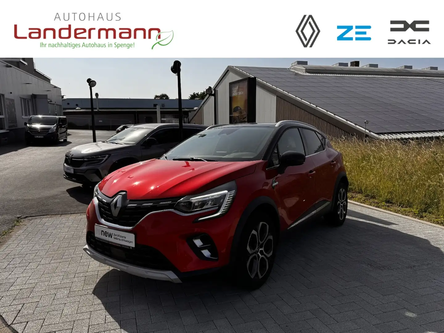 Renault Captur INTENS TCE 130 SITZH+PDC+RFK+AHK+NAVI 9,3" Rot - 1