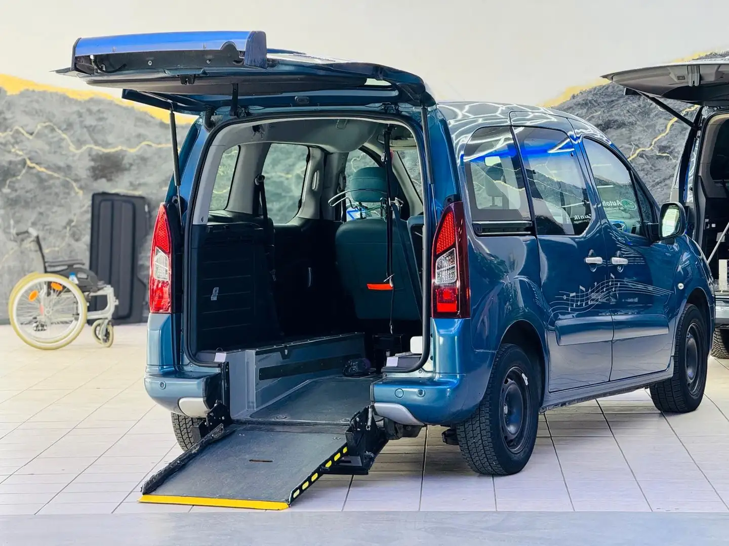 Citroen Berlingo -Automatik-Behindertengerecht-Rampe- Bleu - 1