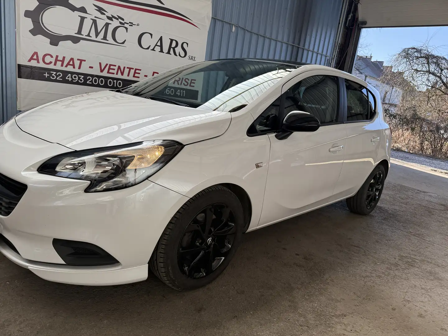 Opel Corsa 1.3 CDTI Black Edition // 12Mois Garantie Blanc - 2