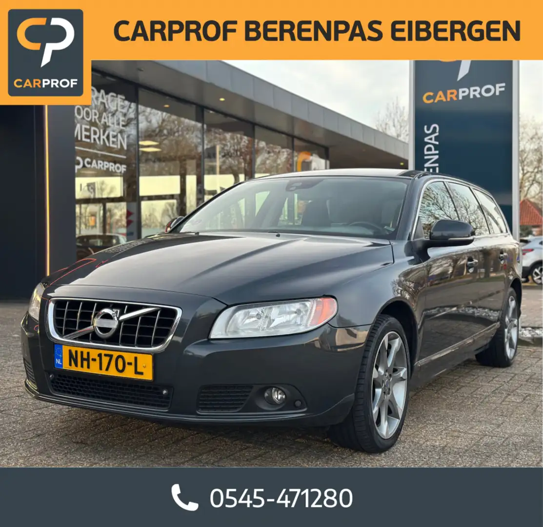 Volvo V70 1.6 T4 Summum '' Trekhaak - PDC - Leer - Infotaime Gris - 1