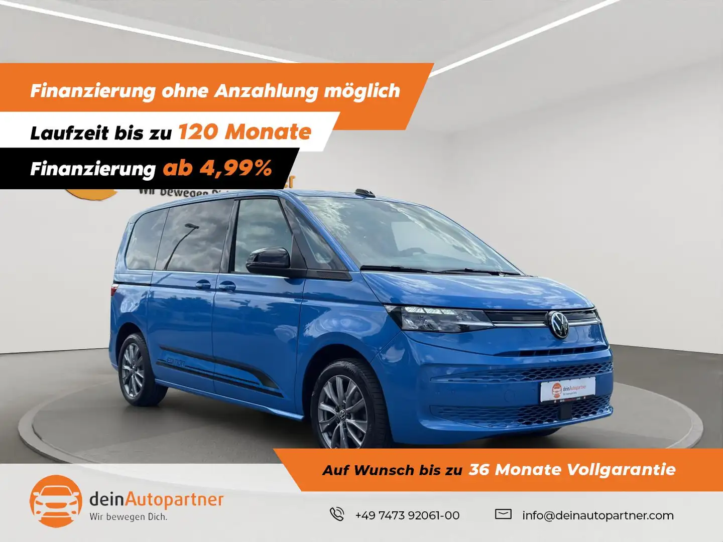 Volkswagen T7 Multivan 1.5 TSI Life NAVI/LED/STHZ//LANE/VIRTUAL COCKPIT Albastru - 1
