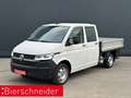 Volkswagen T6.1 Transporter DOKA Pritsche LR 2.0 TDI LED AHK TEMPOMAT KLIMA SH Bianco - thumbnail 1