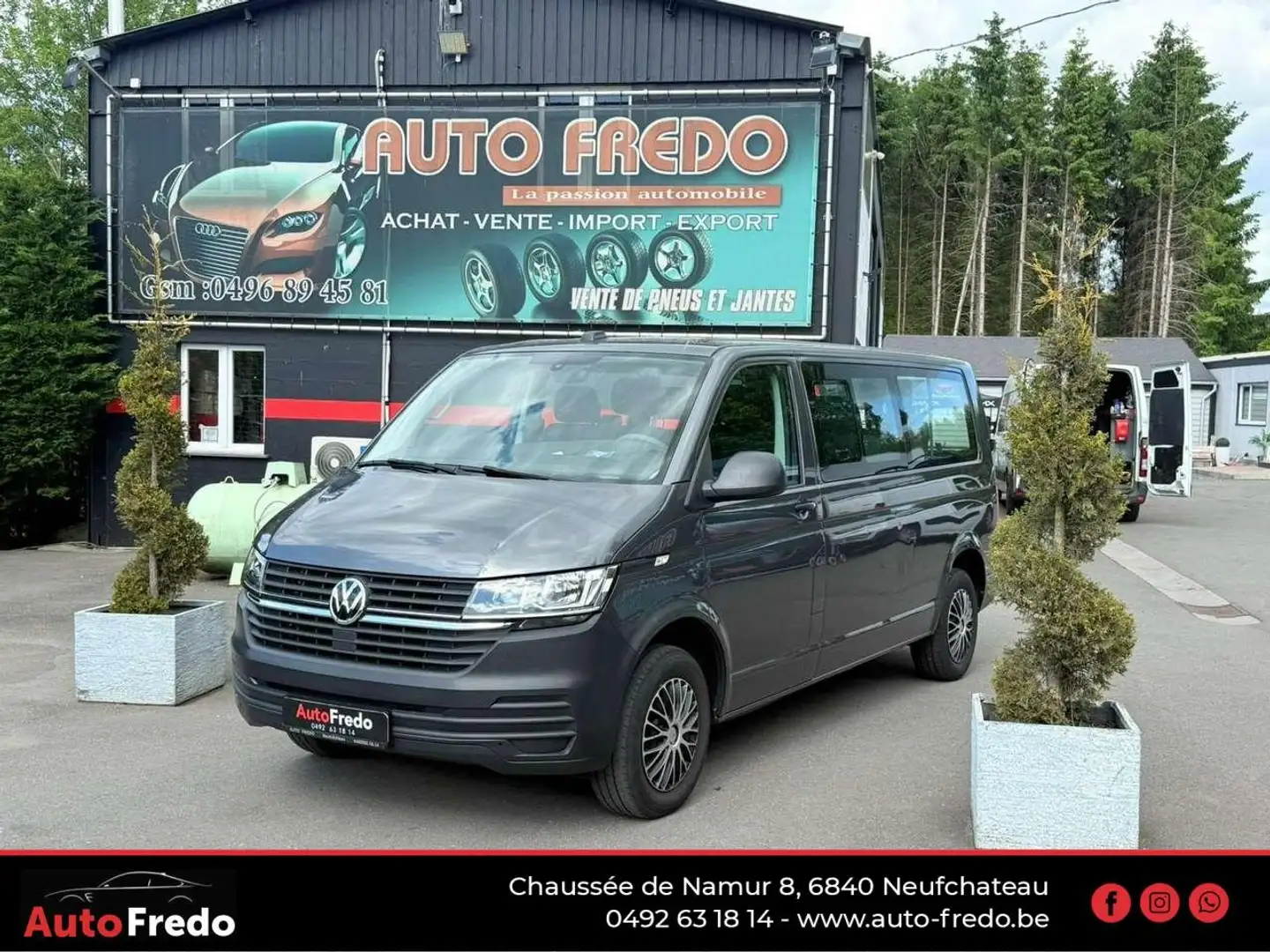 Volkswagen T6.1 Caravelle 2.0 TDi 9Places * Tva * Dispo */* Garantie :) Gris - 1