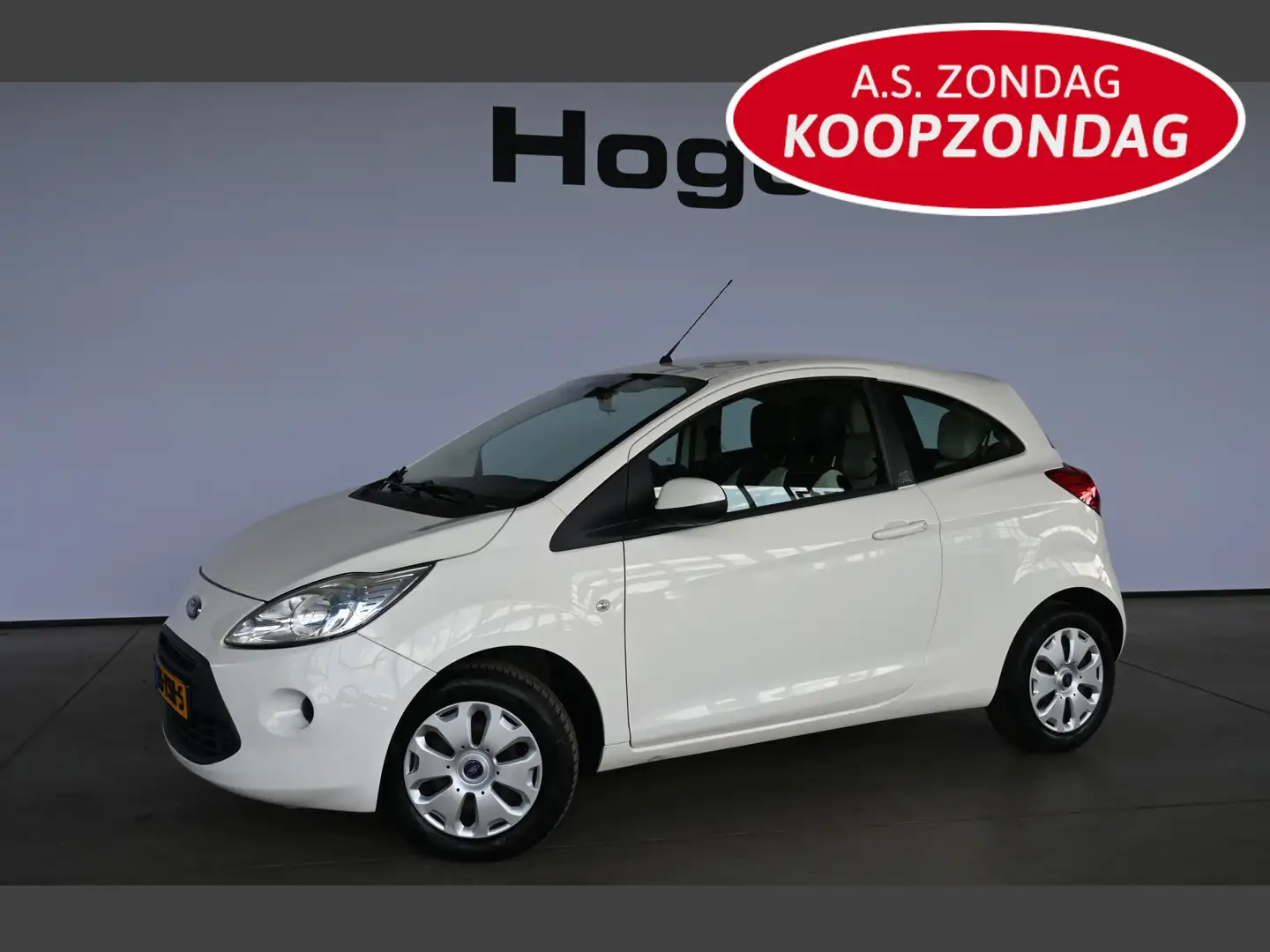 Ford Ka/Ka+ 1.2 Cool & Sound start/stop Airco Goed Onderhouden Blanco - 1