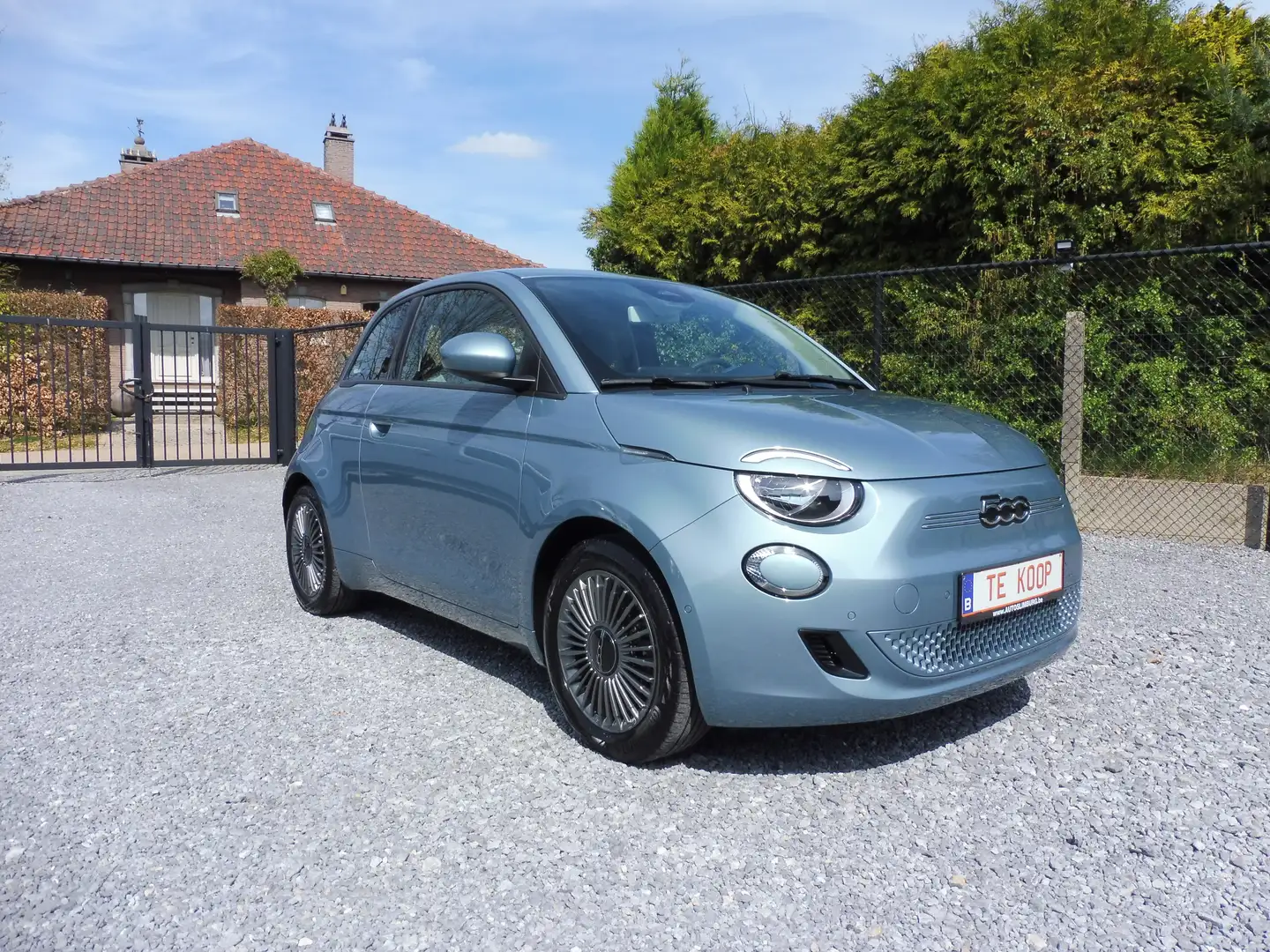 Fiat 500 e-500 42 kWh Icon/19000km/vele opties Blauw - 1