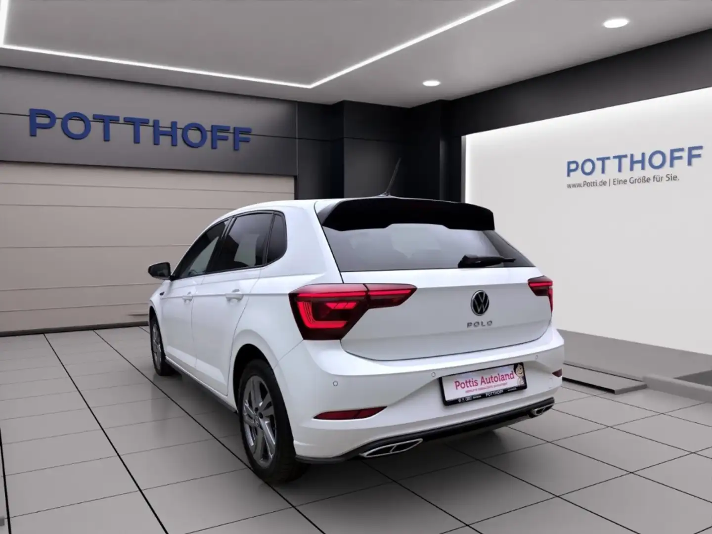 Volkswagen Polo 1.0 TSI R-LINE PDC MATRIX SITZHZG KLIMA Weiß - 2