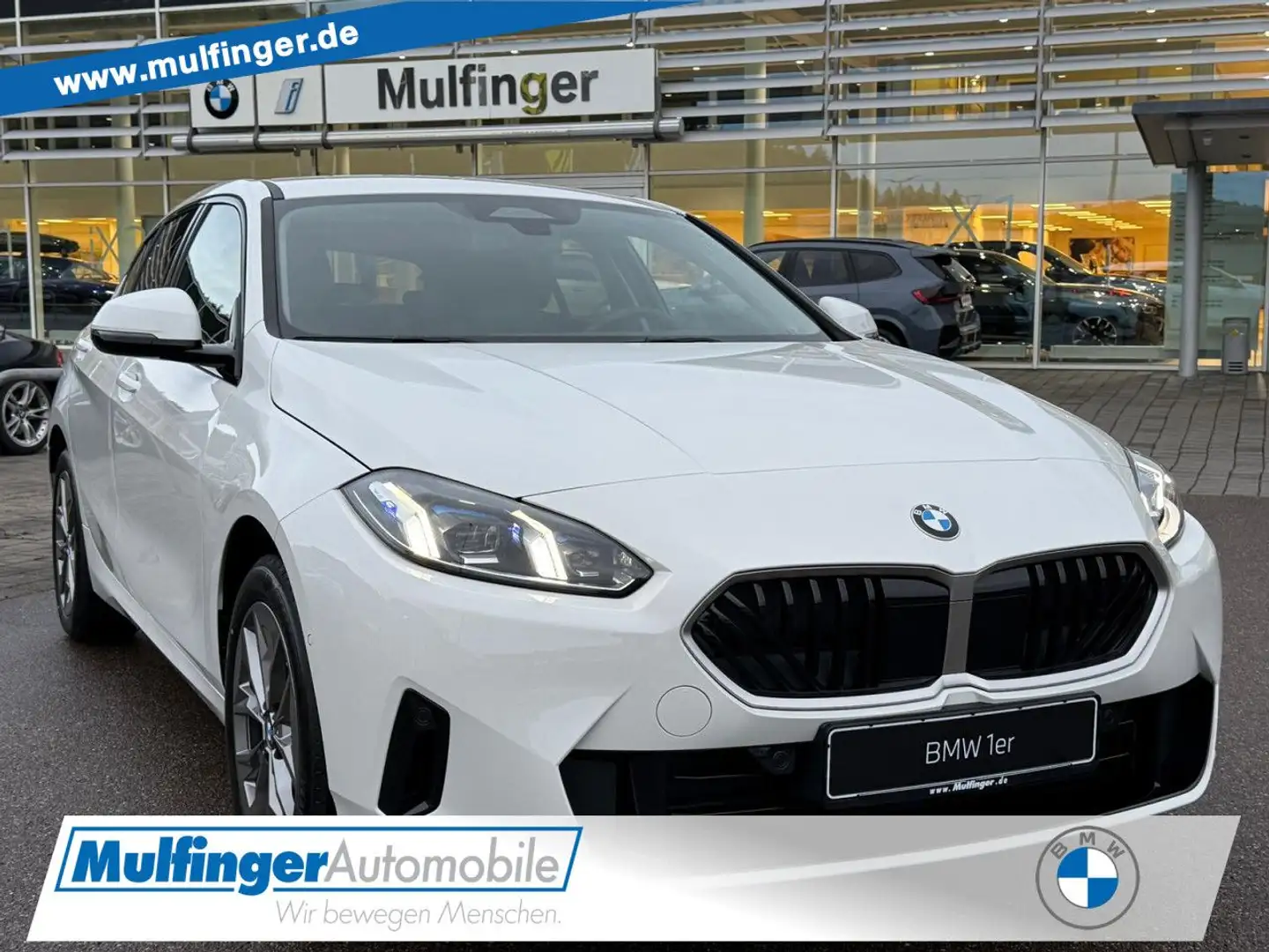 BMW 120 Premium Adaptiv LED Driv Ass DAB 16" Klima PDC Blanc - 1