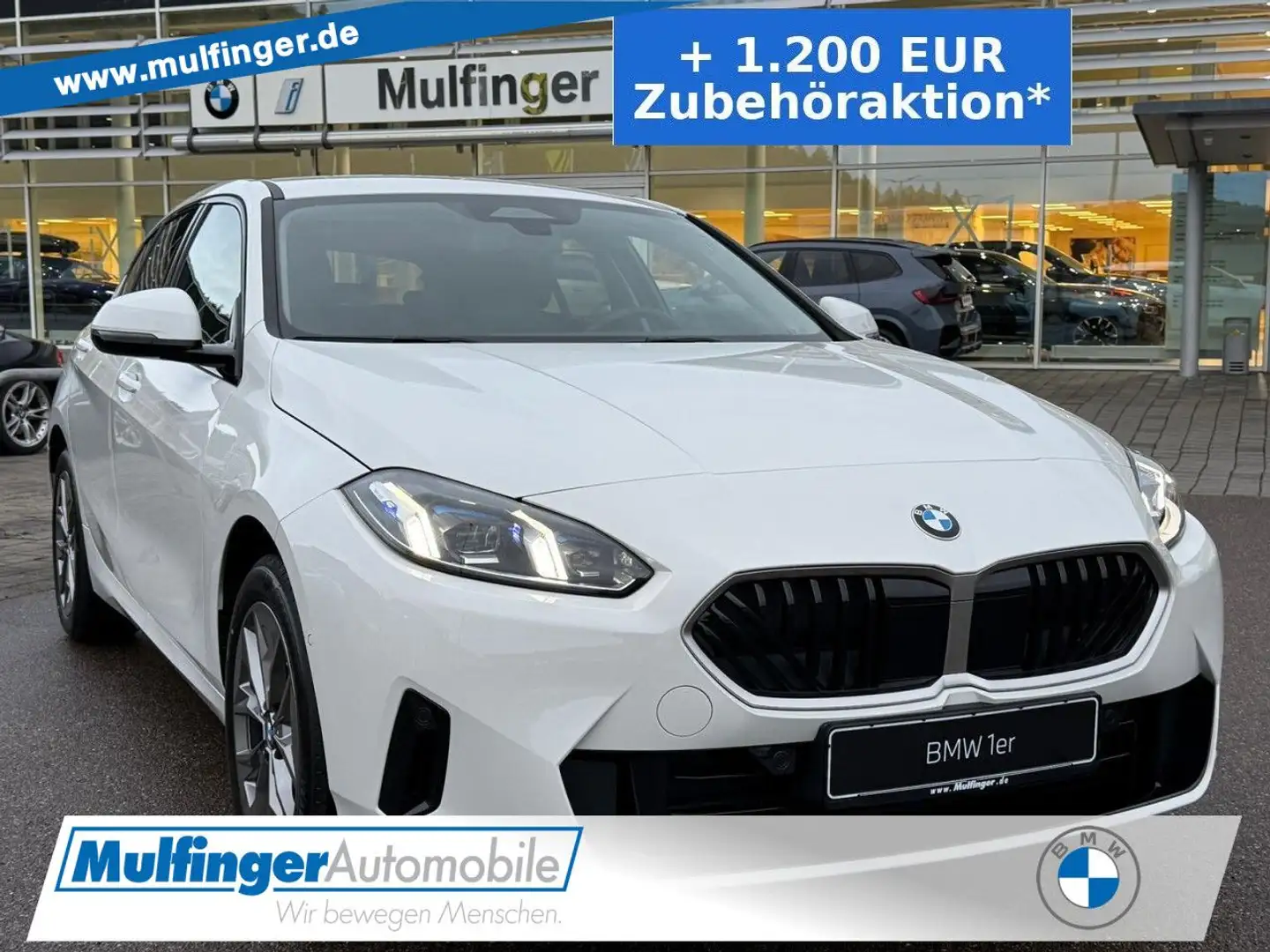 BMW 120 Premium Adaptiv LED Driv Ass DAB 16" Klima PDC Bianco - 1