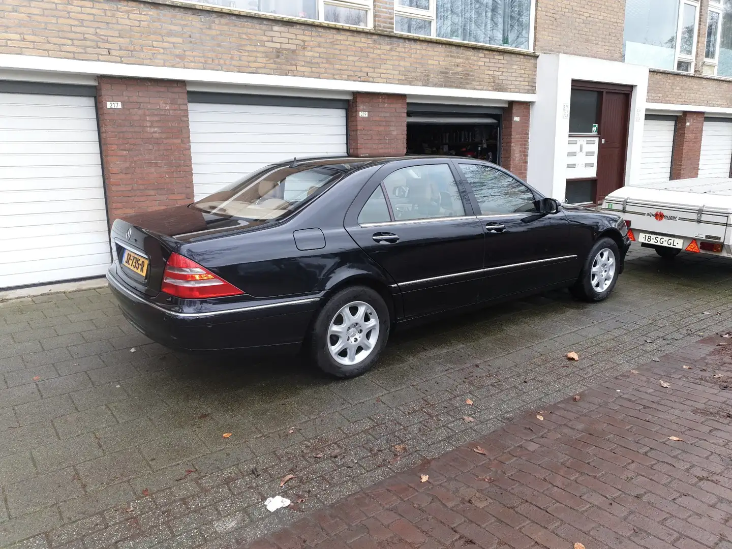 Mercedes-Benz S 500 Lang Zwart - 1