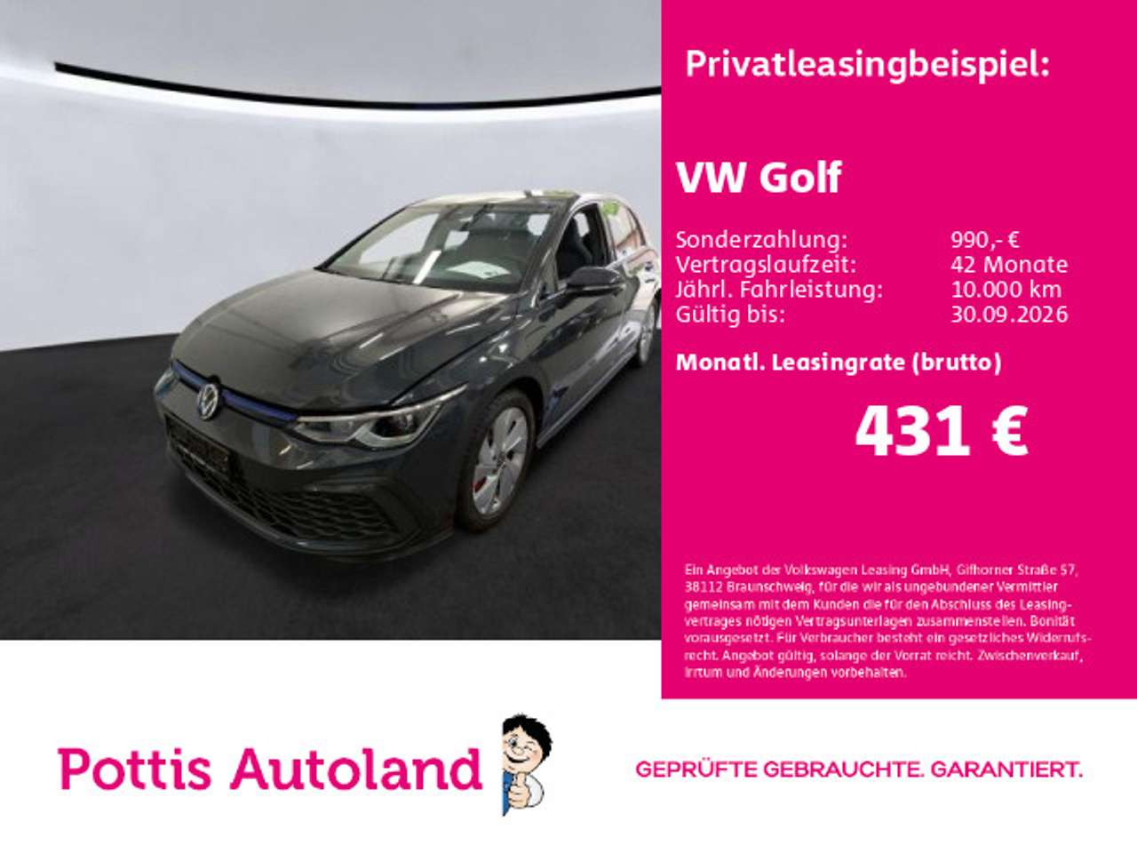 Volkswagen Golf 2021 — 1.4 TSI eHybrid DSG GTE NAVI SITZHZG PDC LE