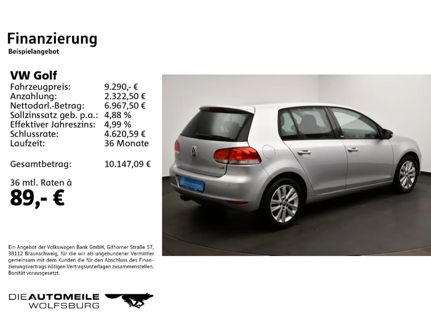 Volkswagen Golf 6 VI 1.4 TSI Style Tempo/Rückkam/Multilenk Argento - 2