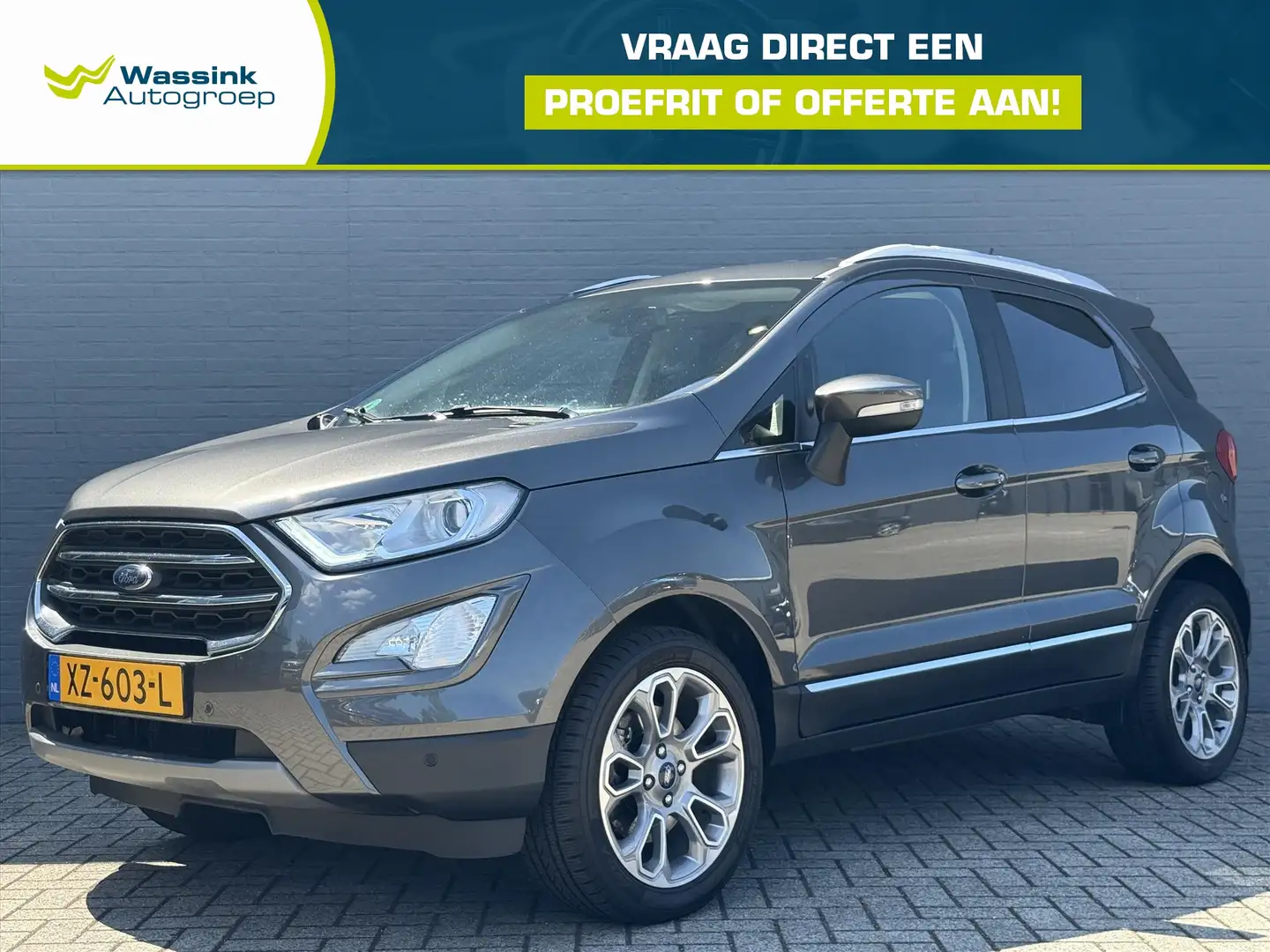 Ford EcoSport 1.0 EcoBoost 125pk Titanium | All Season Banden | Grijs - 1