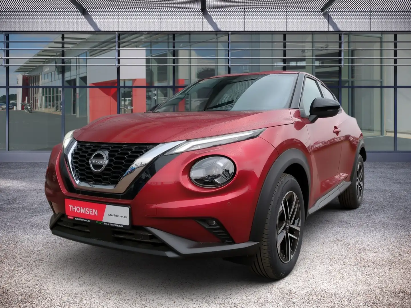 Nissan Juke 1.0 DIG-T 114 PS 6MT N-CONNECTA LED Wint.Pk Rood - 2