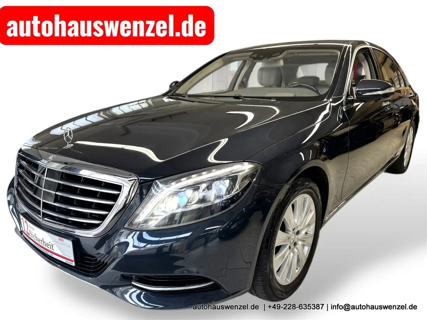 Mercedes-Benz S 500 4Matic Lang - LEDER (grau) HEAD-UP SITZKLIMA Grau - 1