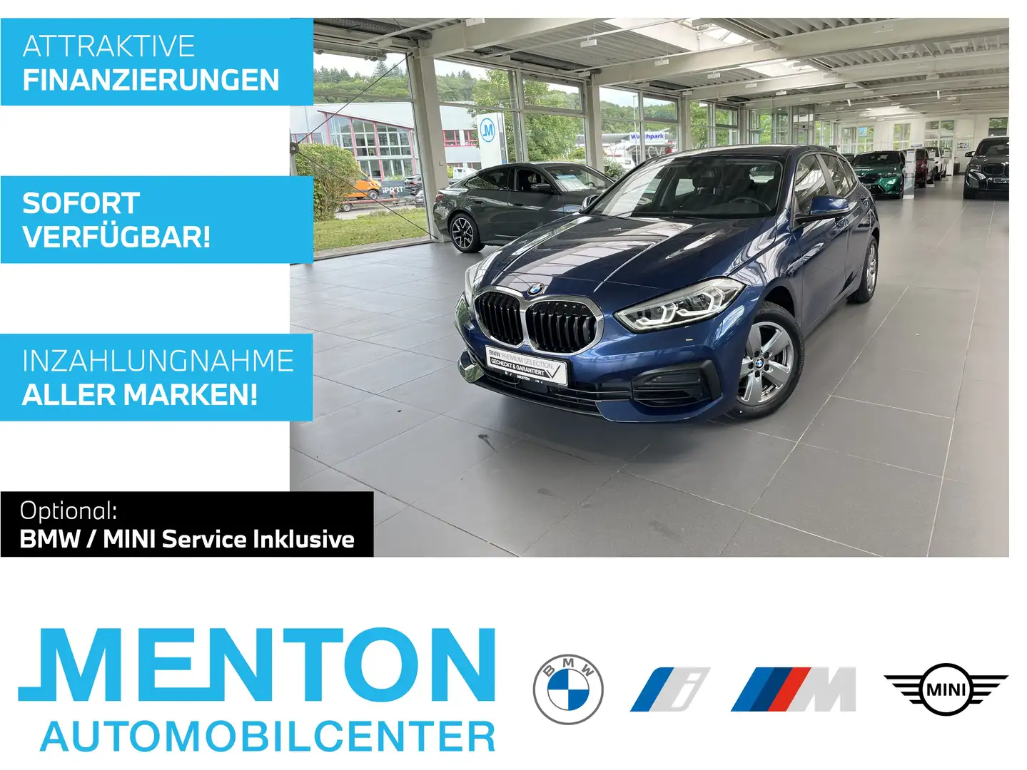 BMW 116 i Advantage Navi/PDC/LED/Tempomat/Klimaaut. Blau - 1