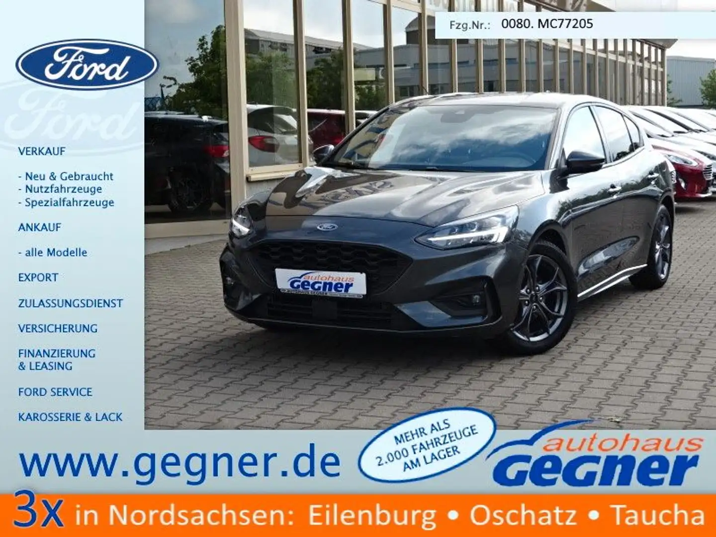 Ford Focus 125PS ST-Line Navi Winter ParkAssist Grigio - 1
