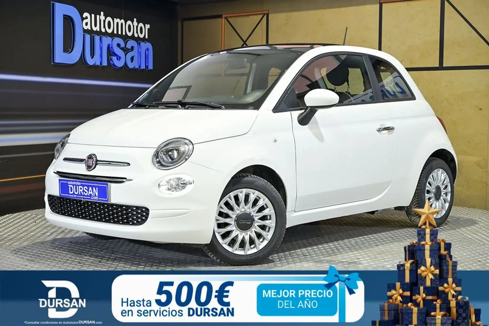 Fiat 500 Lounge 1.0 6v GSE 52KW 70 CV Wit - 1
