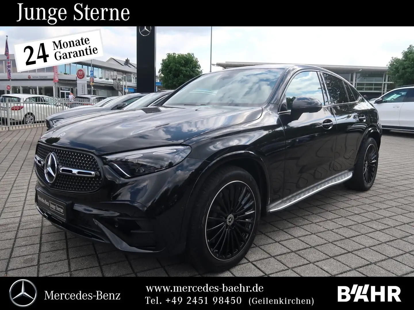 Mercedes-Benz GLC 300 GLC 300 d 4M Coupé AMG+Night/Burmester/Pano/AHK Schwarz - 1