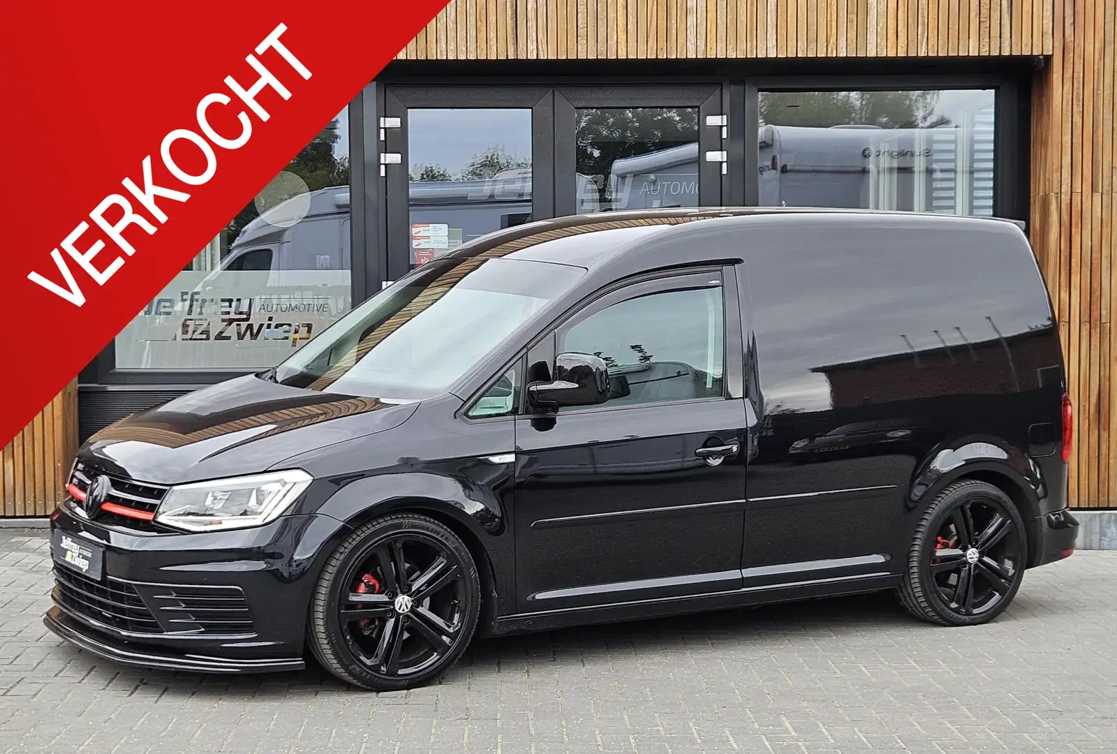 Volkswagen Caddy 2.0 TDI L1H1 BMT Economy Business 1ste eigenaar. s Zwart - 1