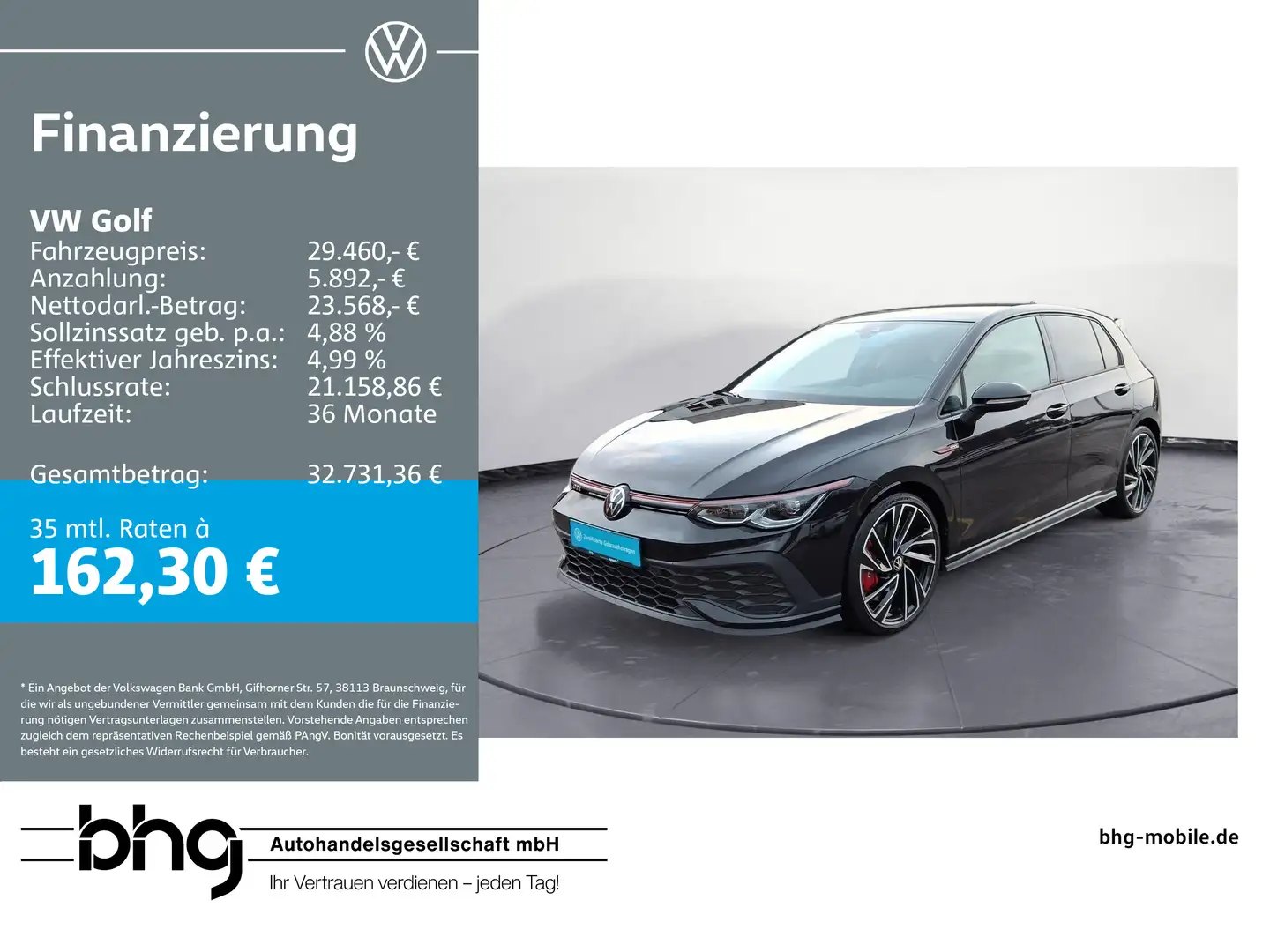 Volkswagen Golf GTI Golf 2.0 TSI OPF DSG GTI Clubsport Navi Kamera Schwarz - 1