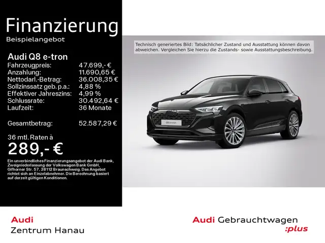 Audi Q8 e-tron 50 QUATTRO ADVANCED *S LINE*KAMERA*21Z