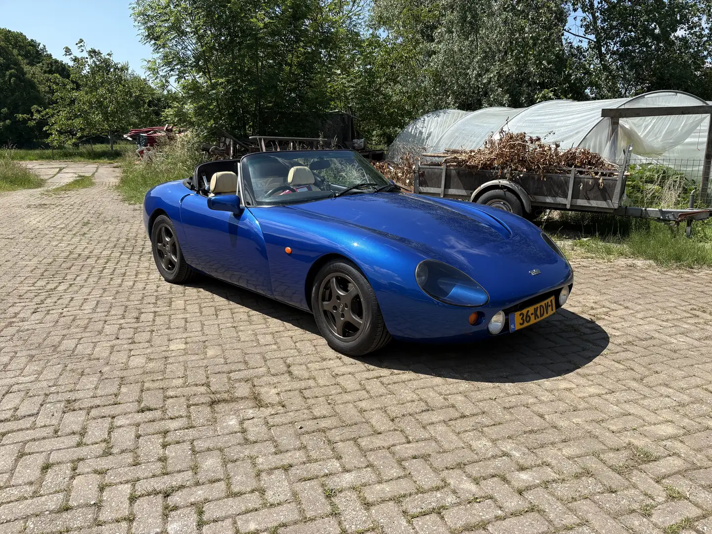 TVR Griffith 500 rhd gereviseerde motor 340 hp v8 Blu/Azzurro - 1