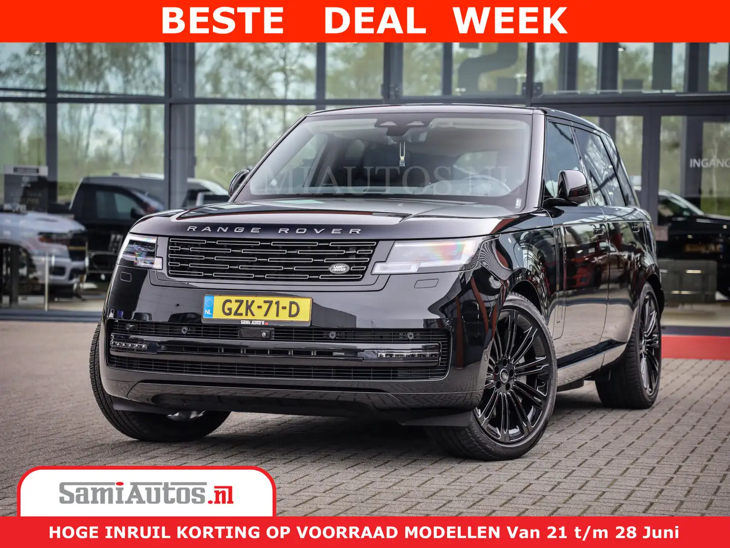 Land Rover Range Rover P550e | NIGHT | GARANTIE TOT 14-03-2029 | HEAD-UP Noir - 1