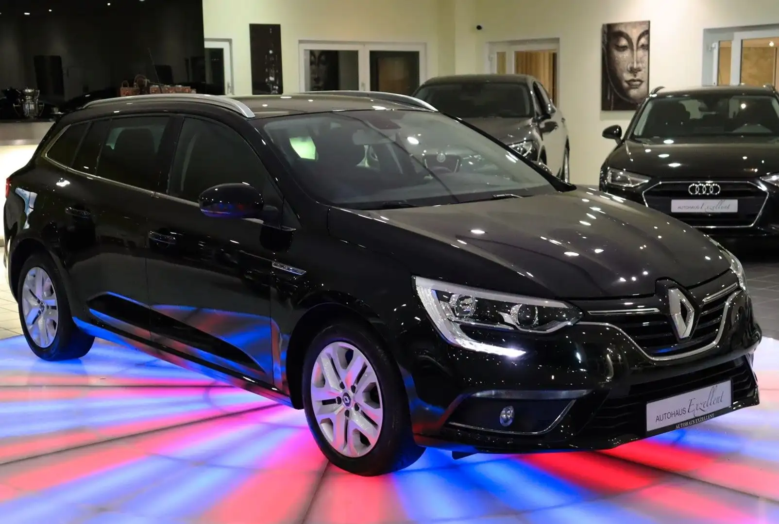 Renault Megane Grandtour Limited*KLIMA*TEMPOMAT*NAVI*MFL Schwarz - 2
