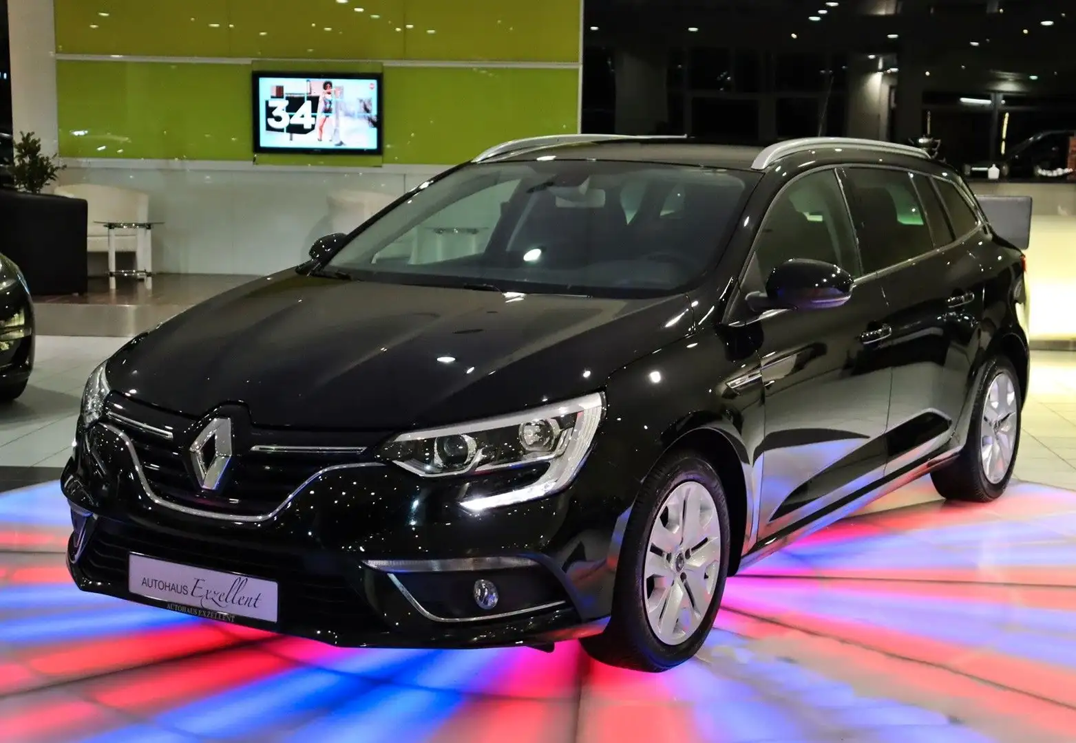 Renault Megane Grandtour Limited*KLIMA*TEMPOMAT*NAVI*MFL Schwarz - 1