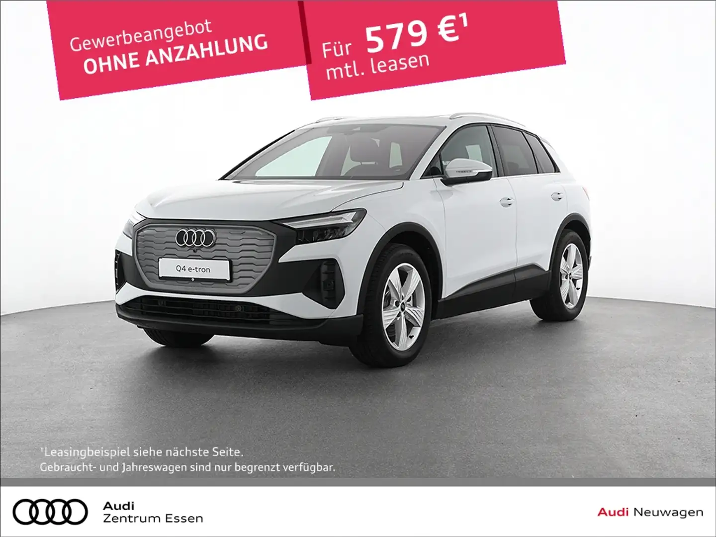 Audi Q4 e-tron 45 E-TRON QUATTRO 195 kW PANO AHK HuD Weiß - 1