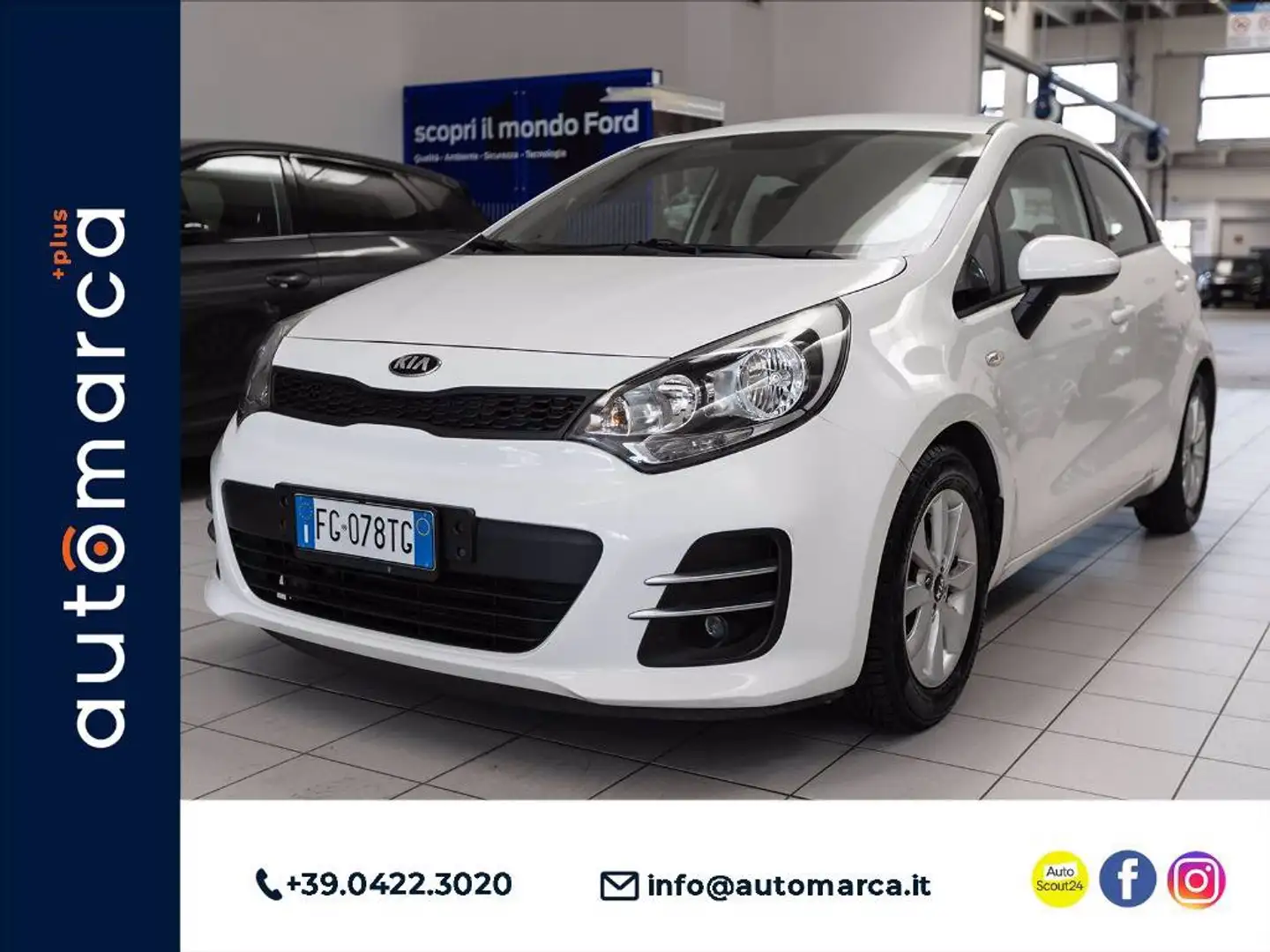 Kia Rio 5p 1.2 Cool eco Gpl Blanco - 1