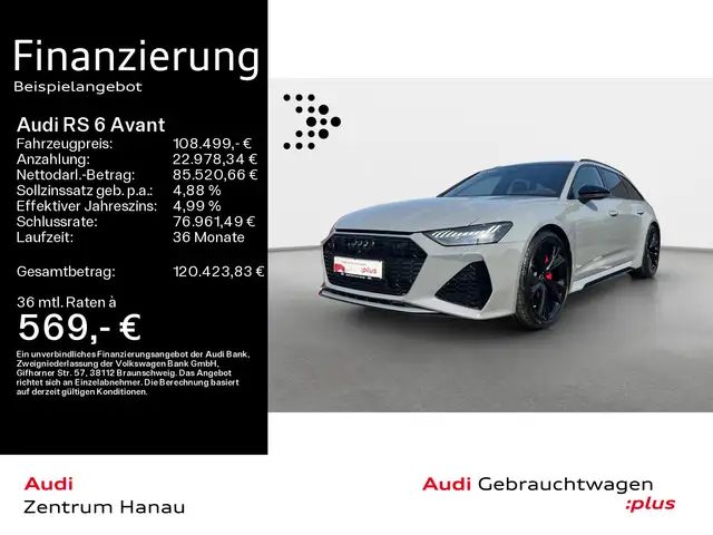 Audi RS6 *NAVI-PLUS*280KM/H*HUD*RS-AGA*PANO*LAS